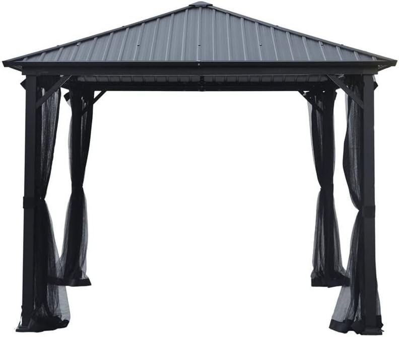 10ft square gazebo worth buying,should I buy a 10ft square gazebo,10ft gazebo pros and cons,best hard top gazebo,aluminum frame gazebo worth it,10ft gazebo vs 12ft gazebo - detailed features and technical specifications