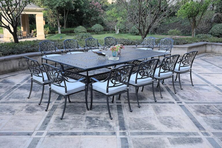 12 Person Outdoor Dining Set Pros & Cons: Honest Assessment 76 Image 1 of 12 person outdoor dining set pros cons