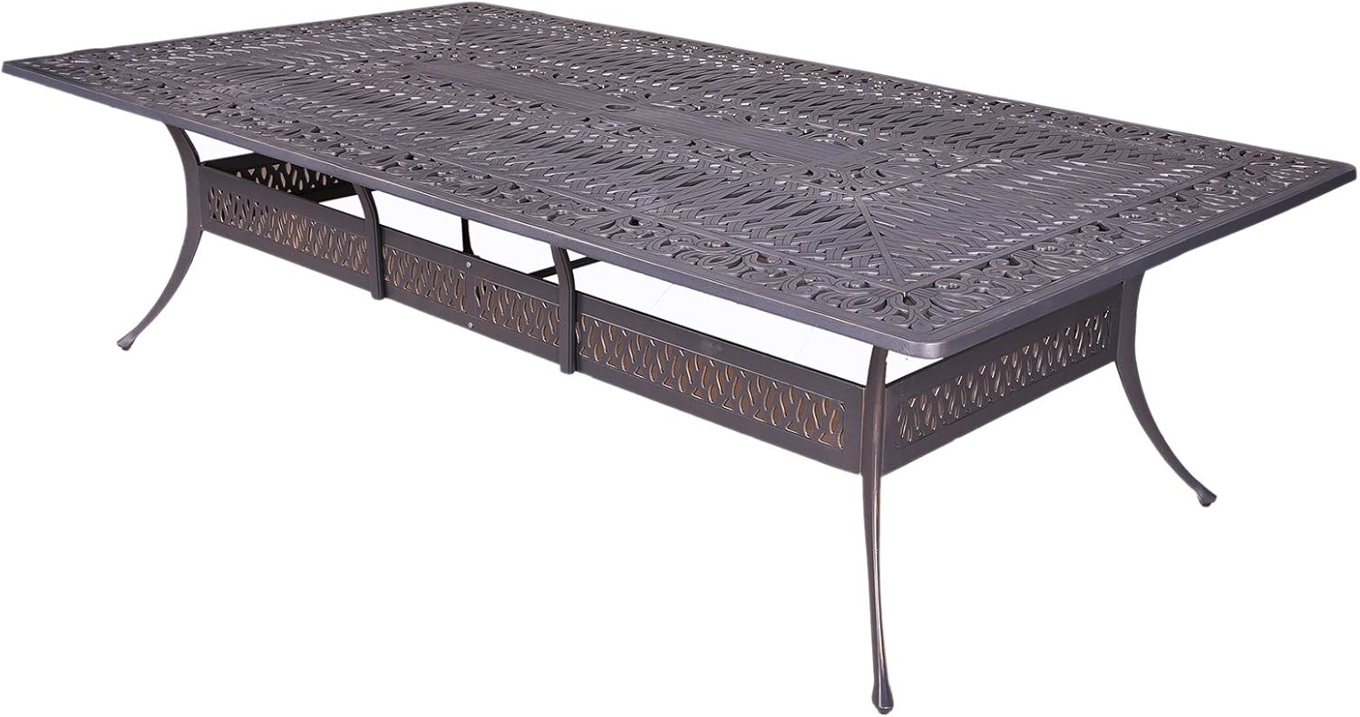 12 person rectangular dining set,should I buy 12 person outdoor dining set,large outdoor dining set pros cons,aluminum dining set worth buying,best 12 person patio dining table,rectangular dining set vs round unboxing and complete package contents