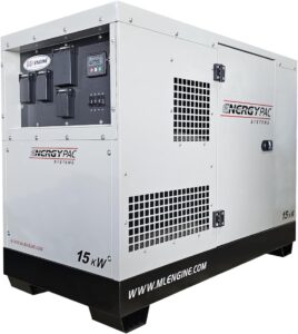 Image 1 of 15kw diesel generator enclosed