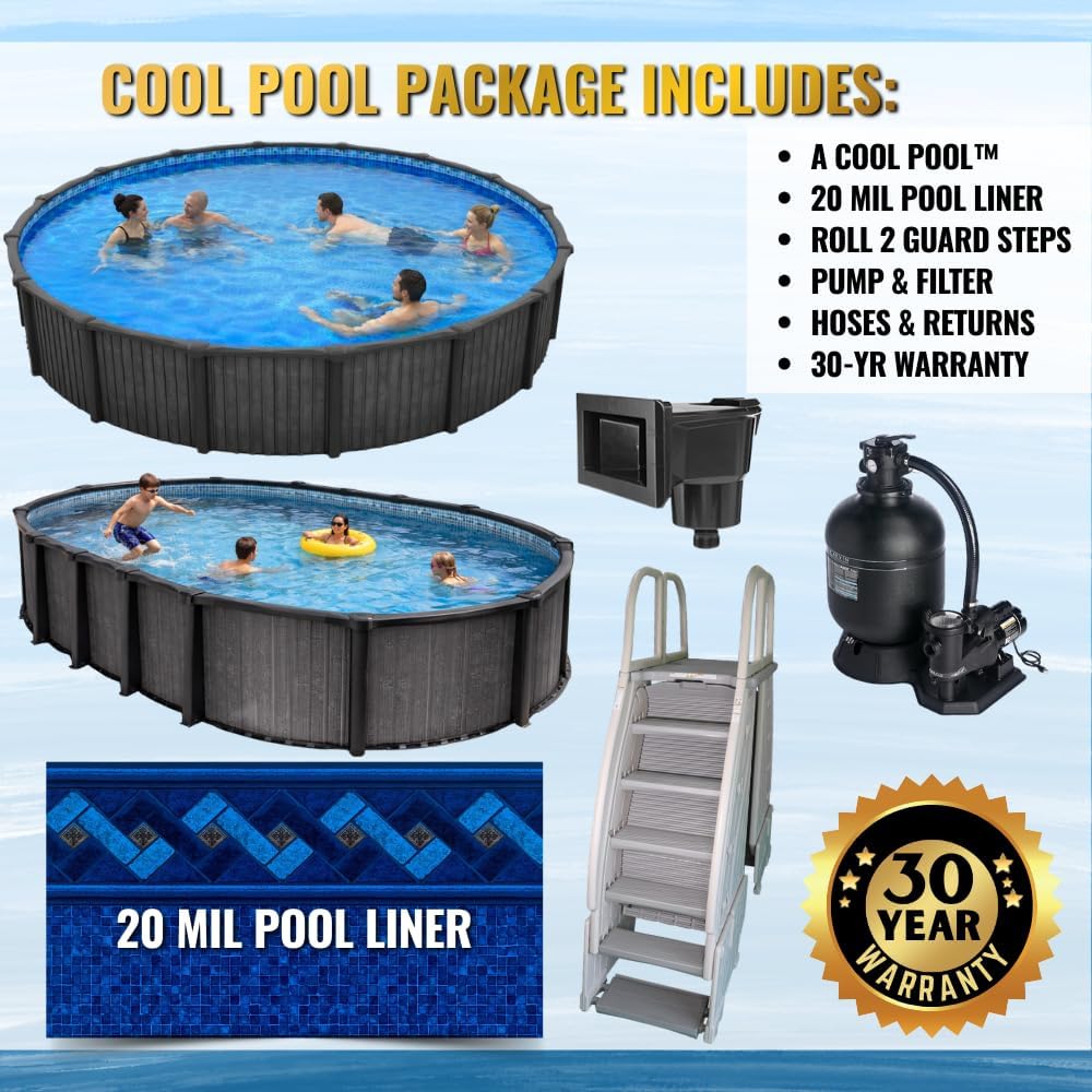 18x39 oval above ground pool package,18x39 oval pool pros cons,best above ground pool for saltwater,cool pool above ground worth buying,oval pool vs round pool,should i buy 18x39 above ground pool unboxing and complete package contents