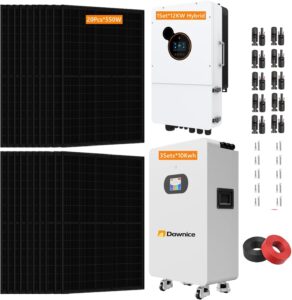 Image 1 of 30kwh hybrid solar power system complete kit