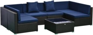 Image 1 of 7 piece patio furniture set best