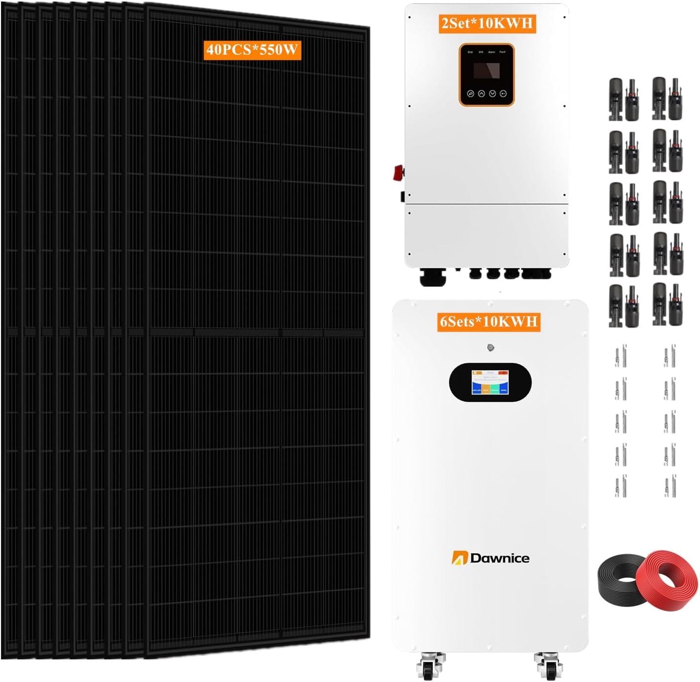 Dawnice 10KW hybrid solar kit,Dawnice solar system worth it,10KW hybrid solar kit pros cons,best 10KW solar power system,Dawnice 10KW vs alternatives,should I buy a 10KW solar kit - detailed features and technical specifications