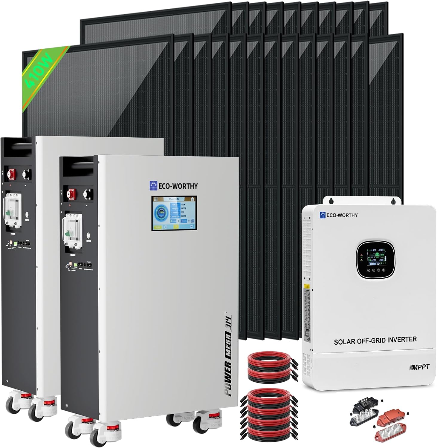 ECO-WORTHY 10000W off-grid solar kit worth it,ECO-WORTHY 10kW solar system pros cons,best 10kW off-grid solar kit for home,should I buy ECO-WORTHY solar panel kit,ECO-WORTHY solar kit vs alternatives,10kW split phase inverter solar system - detailed features and technical specifications