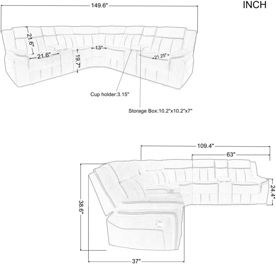 HSIJYGX sectional sofa worth it,should I buy HSIJYGX sectional,HSIJYGX sofa pros cons,HSIJYGX manual recliner honest,best manual reclining sectional,HSIJYGX sofa worth buying unboxing and complete package contents