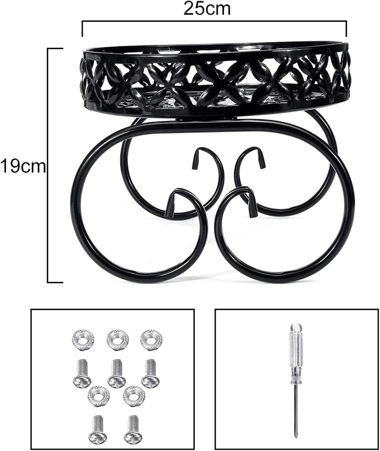 MIIKHI metal plant stand single layer,small wrought iron plant stand for balcony,best single layer flower rack indoor,MIIKHI plant stand pros cons,heavy duty metal plant stand worth buying,floor plant stand vs tabletop alternatives unboxing and complete package contents