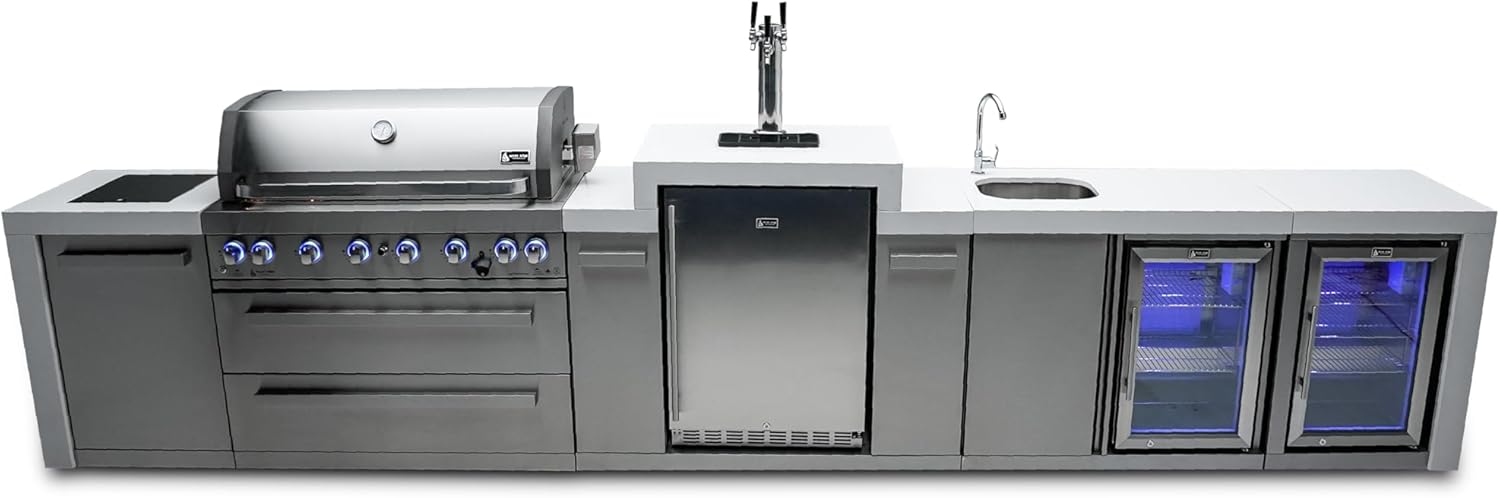 Mont Alpi outdoor kitchen island,Mont Alpi Deluxe 180W pros cons,best outdoor kitchen island with kegerator,Mont Alpi vs other outdoor kitchens,should I buy Mont Alpi outdoor kitchen,outdoor kitchen island worth buying - detailed features and technical specifications