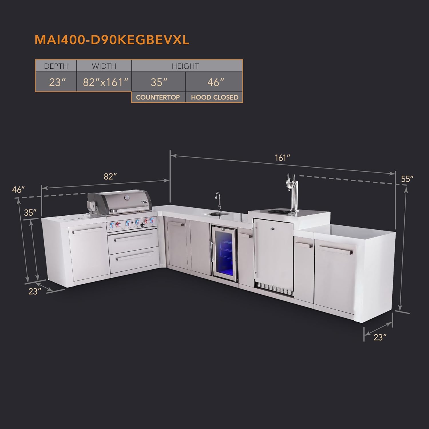 Mont Alpi outdoor kitchen island,Mont Alpi vs Bull outdoor kitchen,best outdoor kitchen island with kegerator,Mont Alpi 400 deluxe pros cons,should I buy Mont Alpi grill island,L-shaped outdoor kitchen island worth it unboxing and complete package contents