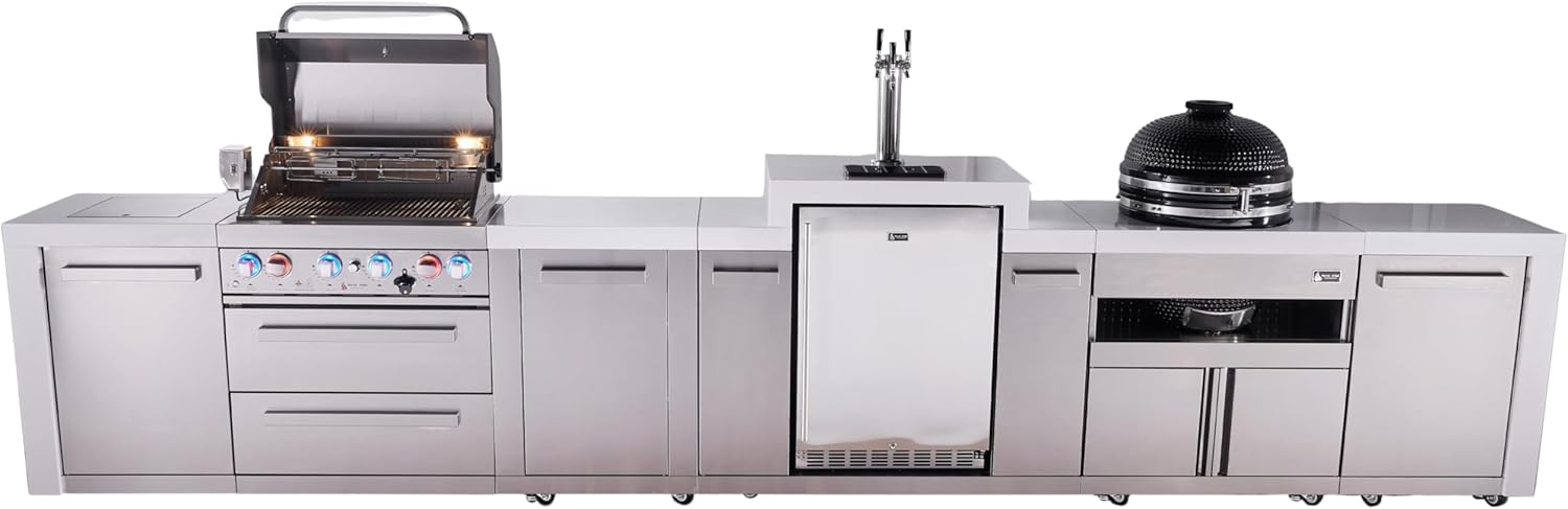 Step by step guide for Mont Alpi outdoor kitchen island worth buying Mont Alpi 400 deluxe island pros cons best outdoor kitchen island with kegerator Mont Alpi vs alternative outdoor kitchen should I buy Mont Alpi modular grill Mont Alpi built in gas grill features