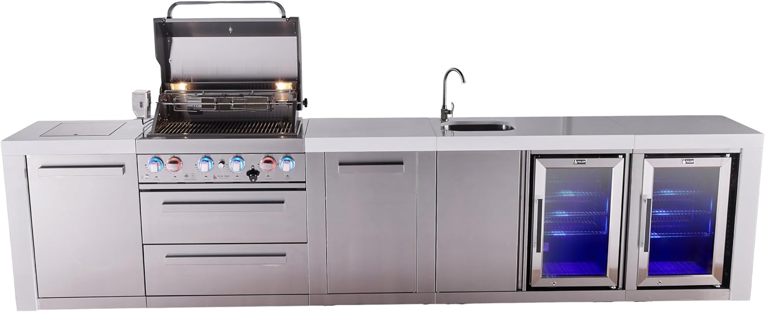 Mont Alpi outdoor kitchen island worth it,best modular outdoor kitchen island,Mont Alpi island pros cons,outdoor kitchen island with refrigerator,should I buy Mont Alpi grill island,Mont Alpi vs built in outdoor kitchen unboxing and complete package contents