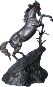 Image 1 of NIFAO bronze horse statue worth it