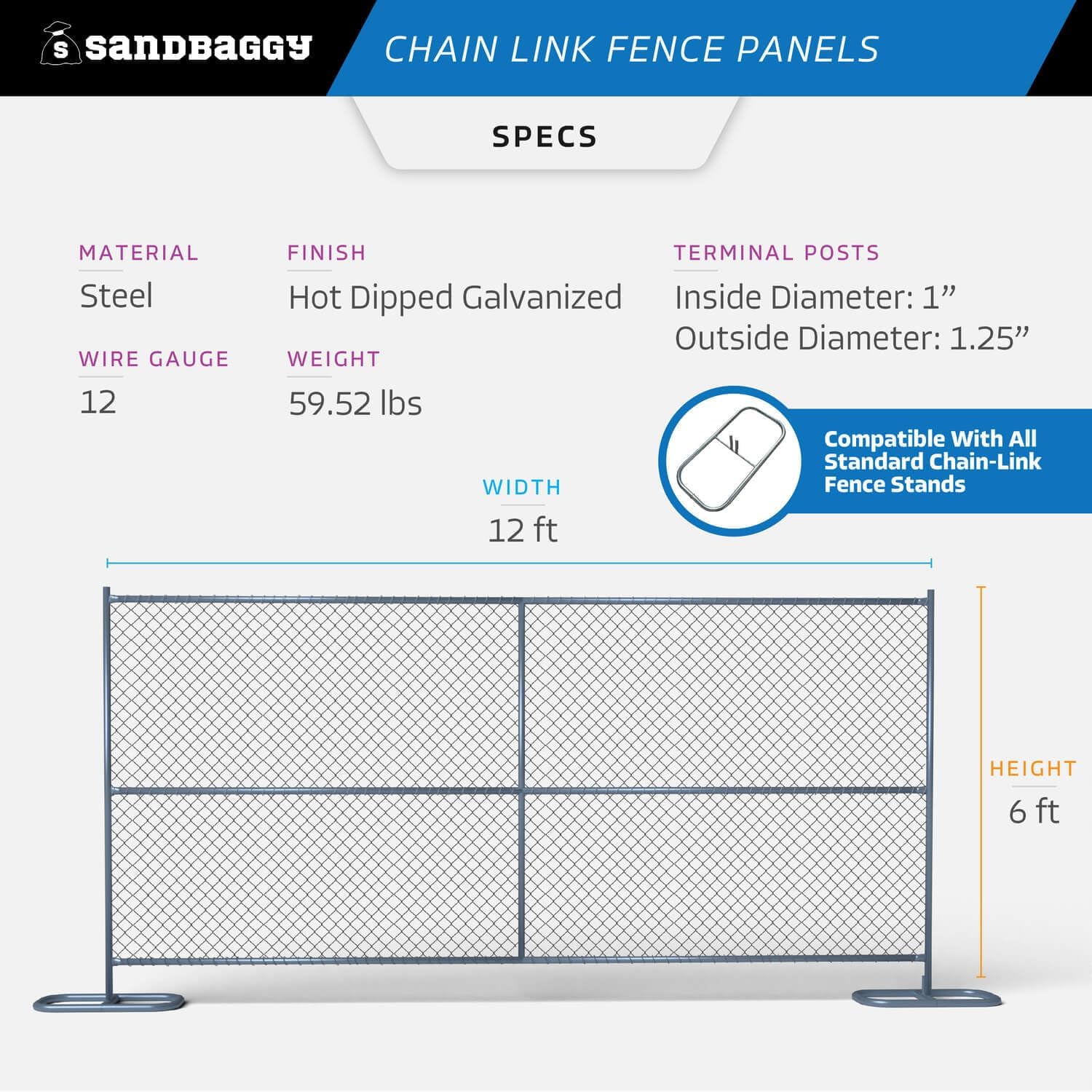 Step-by-step guide for Sandbaggy chain link fence panel worth it,should I buy Sandbaggy fence panel,Sandbaggy vs other temporary fences,Sandbaggy fence panel pros cons,best temporary construction fence,Sandbaggy 6x12 fence worth buying - complete tutorial