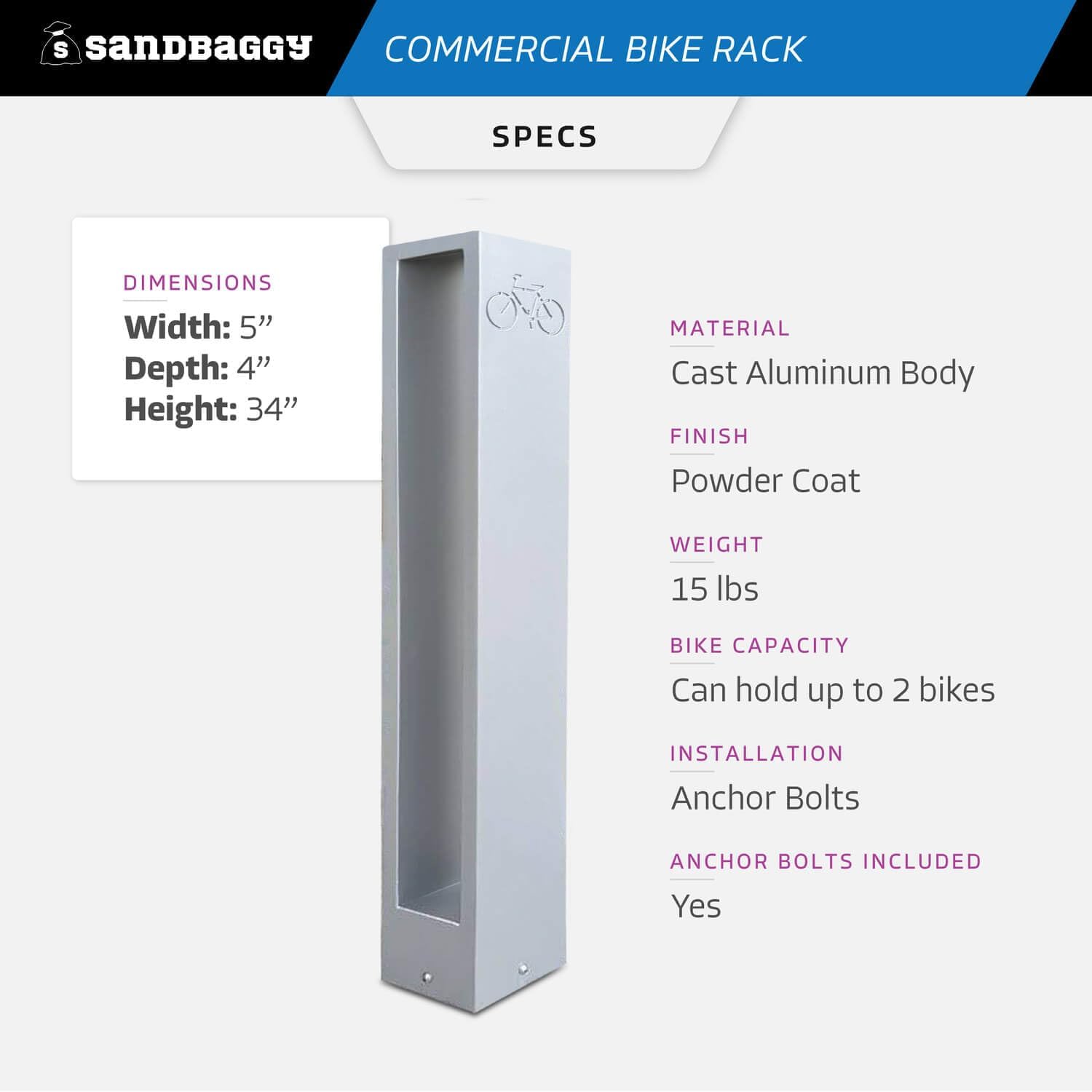 Sandbaggy commercial bike rack worth it,Sandbaggy bike rack pros cons,best commercial bike rack for businesses,should I buy Sandbaggy bike rack,Sandbaggy vs other bike racks,in-ground bike rack worth buying unboxing and complete package contents