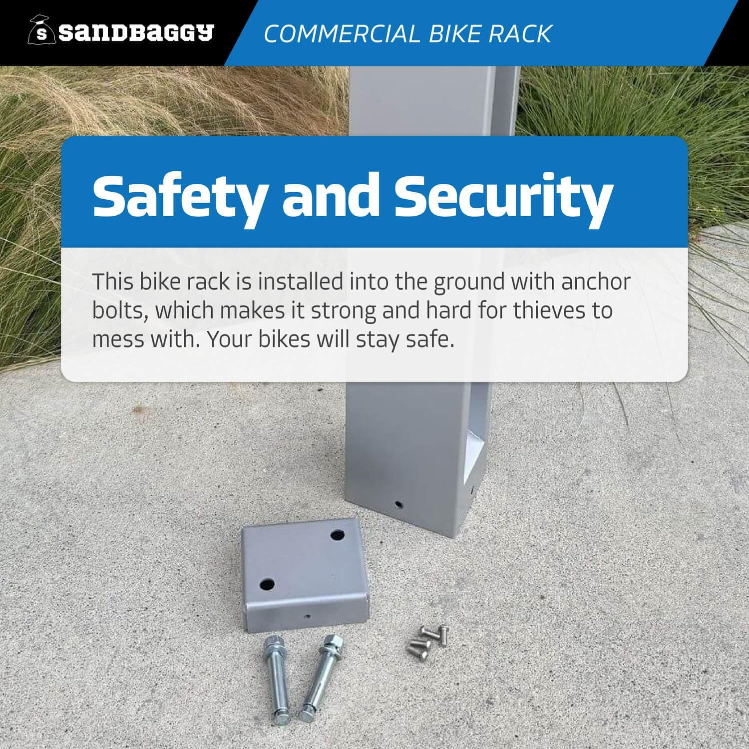 Sandbaggy commercial bike rack worth it,Sandbaggy bike rack pros cons,best commercial bike rack for businesses,should I buy Sandbaggy bike rack,Sandbaggy vs other bike racks,in-ground bike rack worth buying performance testing and real-world results