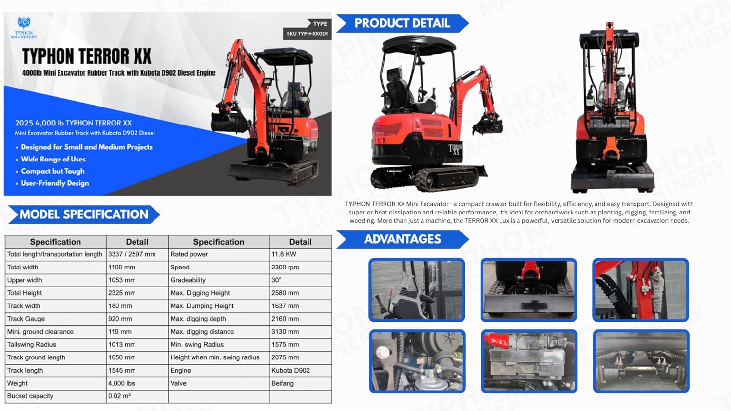 TYPHON Terror XX mini excavator worth buying,should I buy TYPHON Terror XX excavator,TYPHON Terror XX pros cons,TYPHON mini excavator vs competitors,TYPHON Terror XX excavator features,best mini excavator for small projects performance testing and real-world results