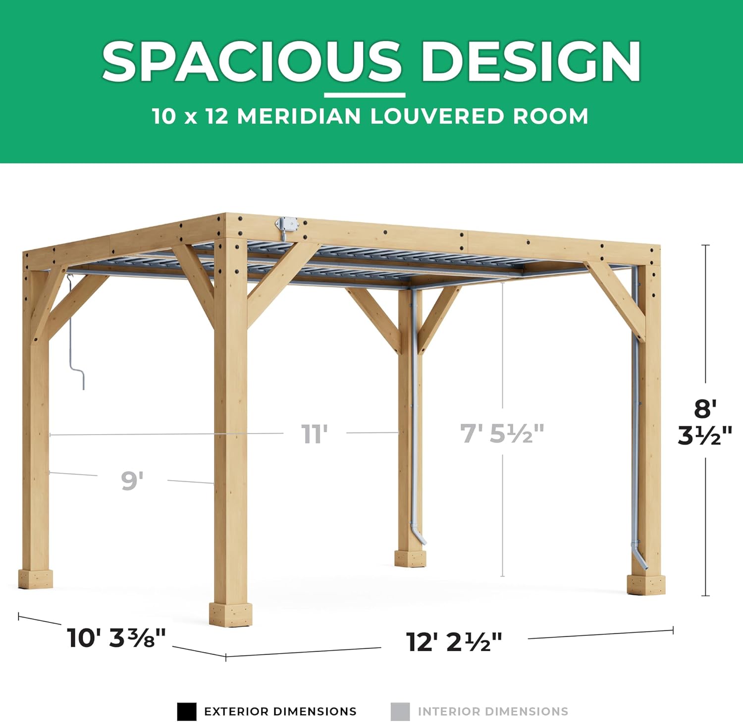 Yardistry Meridian Louvered Room worth it,should I buy the Yardistry Meridian,Yardistry Meridian vs alternatives,Yardistry Meridian pros cons,Yardistry Meridian worth buying,best louvered pergola unboxing and complete package contents