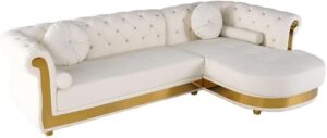 Image 1 of ZSLKDL white corner sectional sofa worth it
