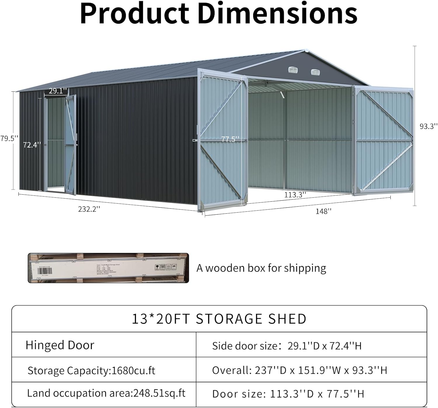 best 13x20 metal storage shed,13x20 metal shed worth buying,large metal shed pros cons,13x20 ft shed vs alternatives,should I buy a 13x20 metal shed,best large outdoor storage shed unboxing and complete package contents