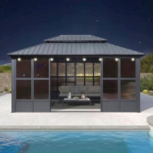 Image 1 of best 15x15 hardtop gazebo