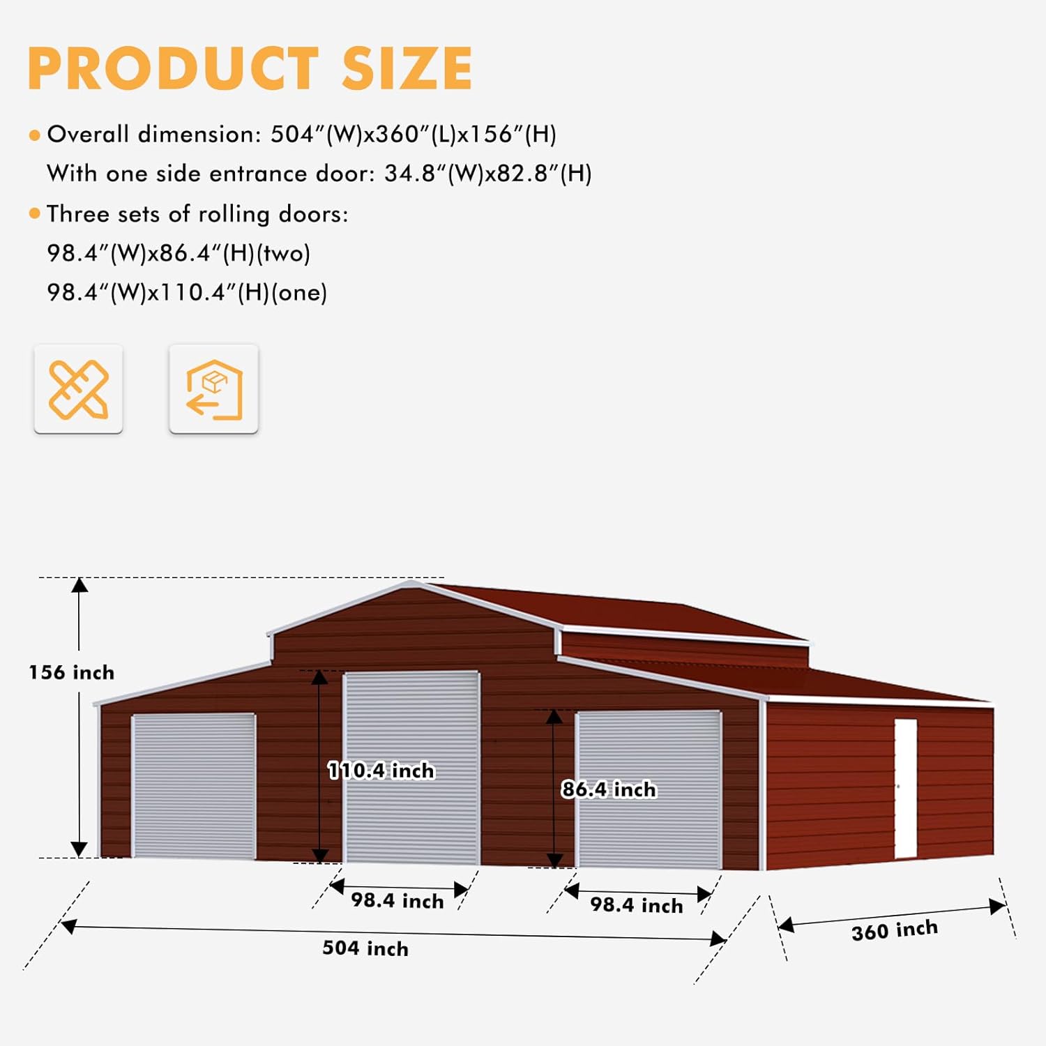 Step-by-step guide for best 42x30 outdoor metal shed for cars,42x30 metal carport with roller doors,heavy duty storage shed for boats and trucks,should I buy a large galvanized steel shed,1260 sq ft tool storage shed pros cons,CTOSPOATO 42x30 shed worth buying - complete tutorial
