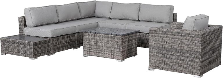 Image 1 of best 6 person seating group with cushions