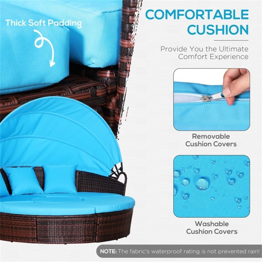 best convertible rattan patio set,should I buy convertible rattan patio set,convertible rattan patio set pros cons,rattan patio set with canopy worth it,best rattan daybed with canopy performance testing and real-world results