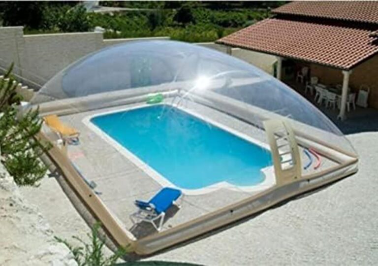 Image 1 of best inflatable pool dome tent