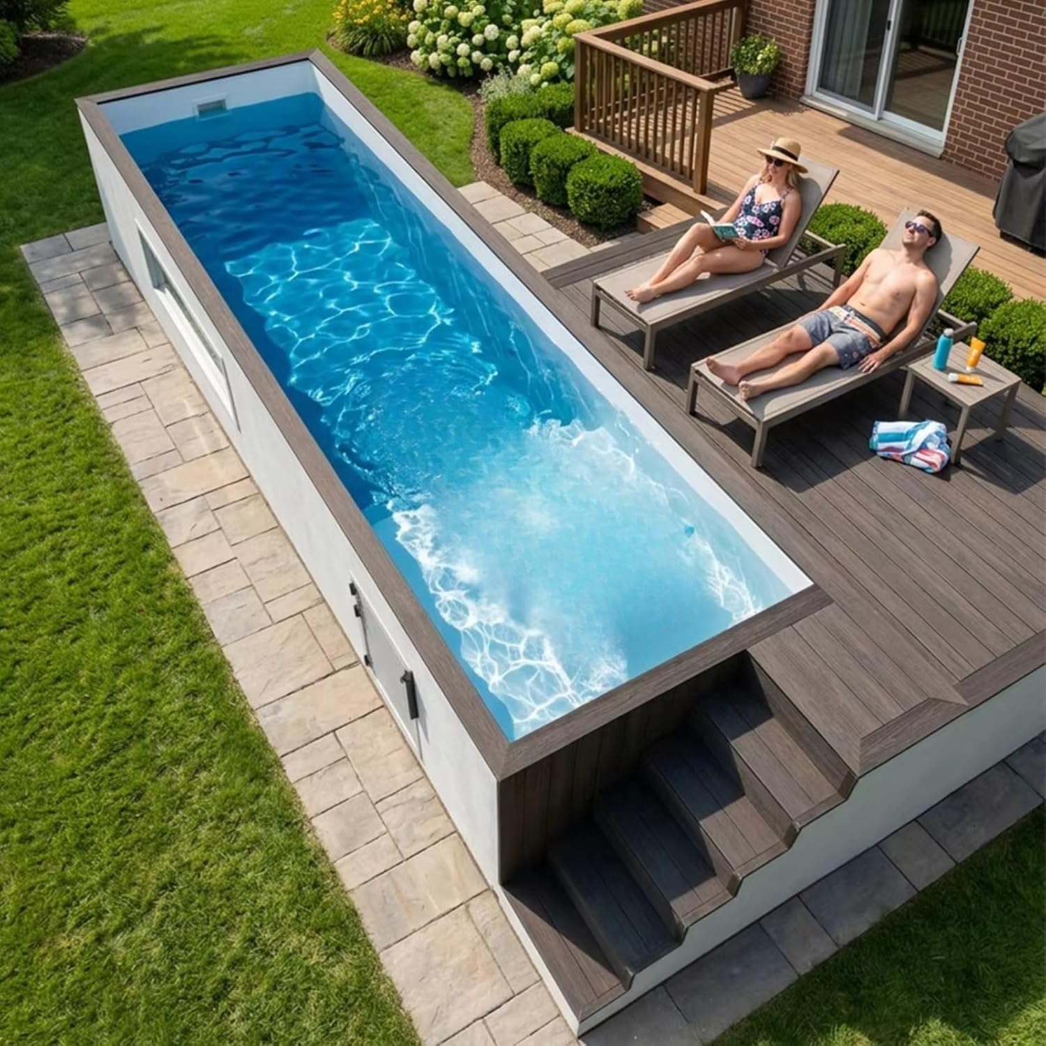 best large above ground pool,buy large backyard pool,rectangular outdoor pool pros cons,above ground pool worth buying,large family pool for garden,durable swimming pool for parties unboxing and complete package contents