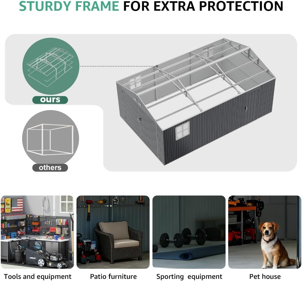 best large outdoor metal storage shed,should I buy a Secsofier metal shed,large metal garage shed pros cons,Secsofier 13x20 shed worth buying,best metal garage building for car,13x20 metal shed vs alternatives performance testing and real-world results