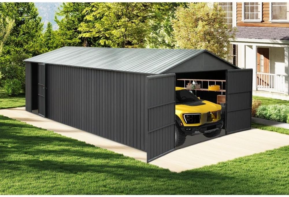 best metal garage shed,metal garage shed worth buying,should I buy a metal garage shed,metal garage shed pros cons,metal garage shed vs wood,CallMeGo metal shed honest unboxing and complete package contents
