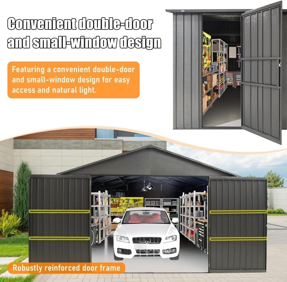 best metal garage shed,metal garage shed worth buying,should I buy a metal garage shed,metal garage shed pros cons,metal garage shed vs wood,CallMeGo metal shed honest performance testing and real-world results