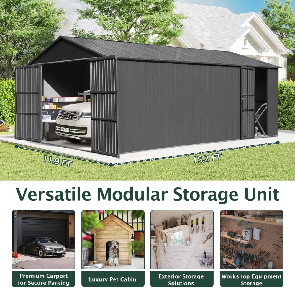 best metal garage shed,metal garage shed worth buying,should I buy a metal garage shed,metal garage shed pros cons,metal garage shed vs wood,heavy duty steel carport worth it performance testing and real-world results