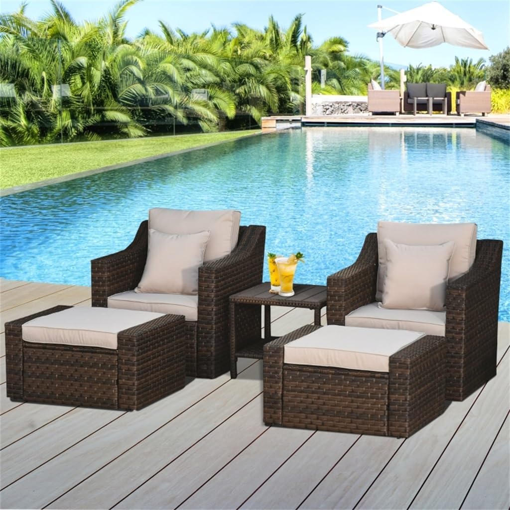 best outdoor patio conversation set,should I buy an outdoor conversation set,outdoor patio set vs sectional,pe rattan outdoor furniture pros cons,best rattan conversation set worth buying,outdoor furniture set with ottoman unboxing and complete package contents