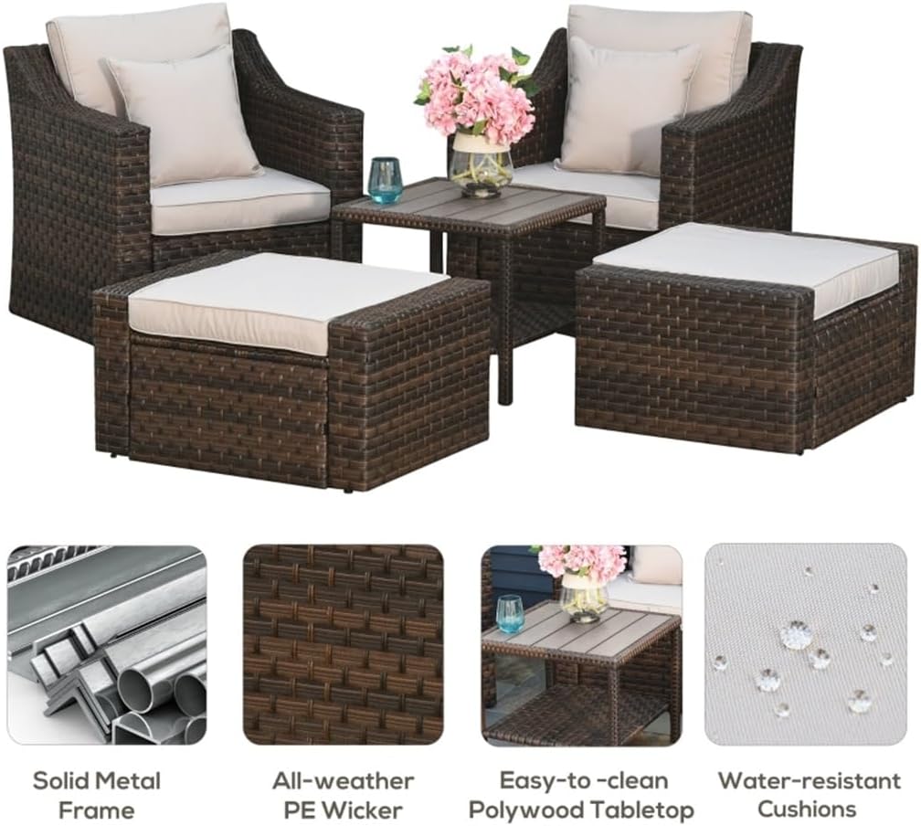 Step-by-step guide for best outdoor patio conversation set,should I buy an outdoor conversation set,outdoor patio set vs sectional,pe rattan outdoor furniture pros cons,best rattan conversation set worth buying,outdoor furniture set with ottoman - complete tutorial