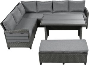 Image 1 of best outdoor rattan sofa set