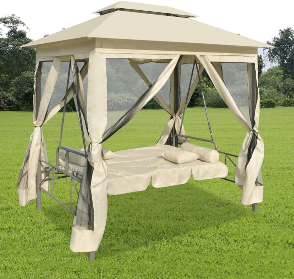 best outdoor romance garden swing,should I buy a gazebo swing bench,garden swing with canopy and curtains pros cons,outdoor 2-person rocking chair hammock worth buying,best enclosed garden swing for privacy,garden swing with bed conversion vs alternatives unboxing and complete package contents