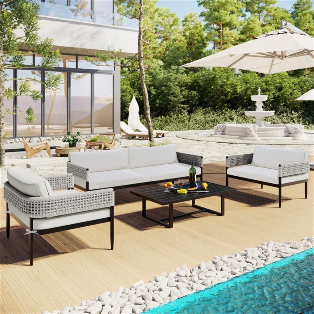 best outdoor sofa set,outdoor sofa set pros cons,should I buy outdoor sofa set,best rope outdoor furniture,outdoor sofa set worth buying,outdoor sectional vs sofa set unboxing and complete package contents