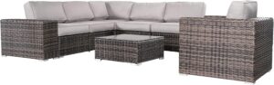 Image 1 of best rattan wicker seating group