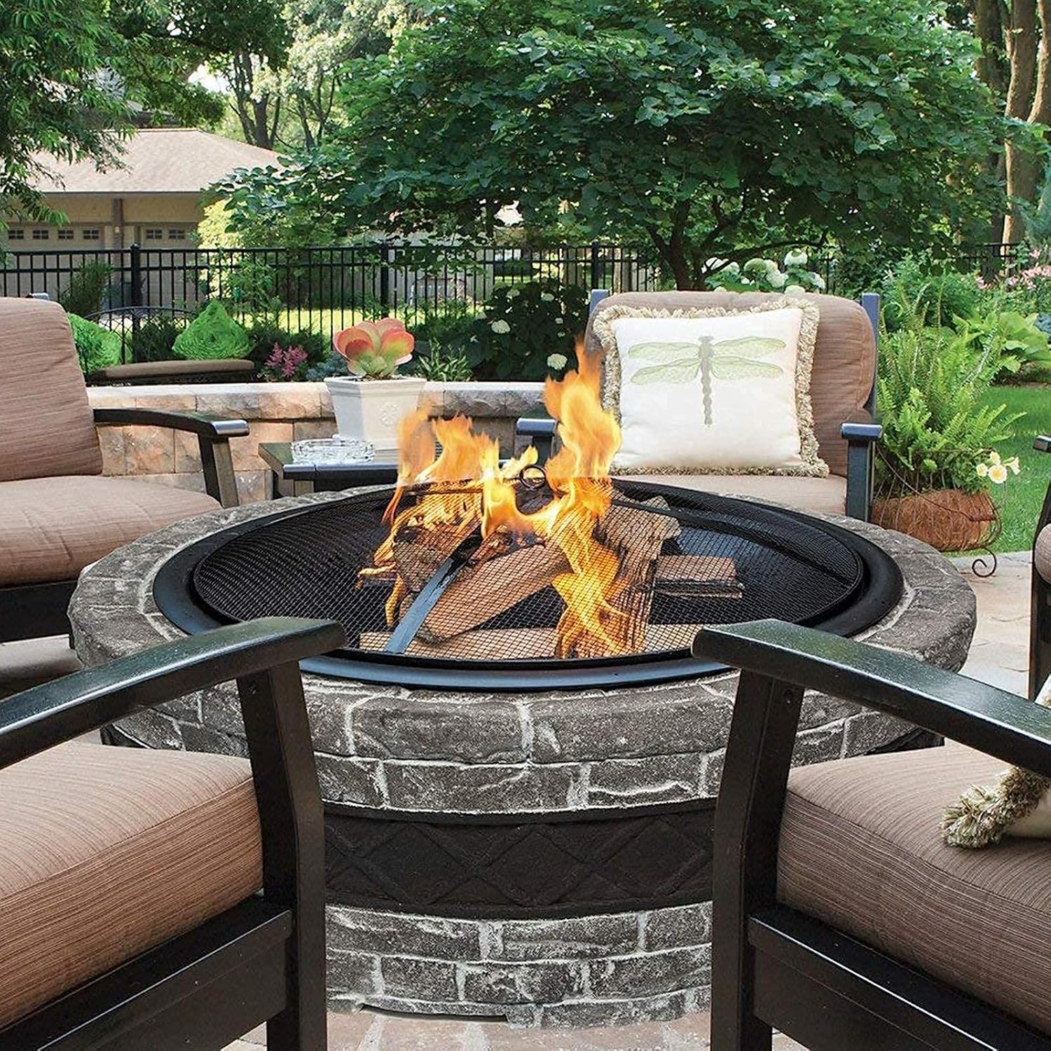best round fire pit with spark screen,should I buy a round fire pit,round fire pit with spark screen vs mesh cover,round fire pit pros and cons,outdoor fire pit worth buying,best small fire pit for camping performance testing and real-world results