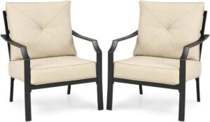 Image 1 of best stackable patio dining chairs