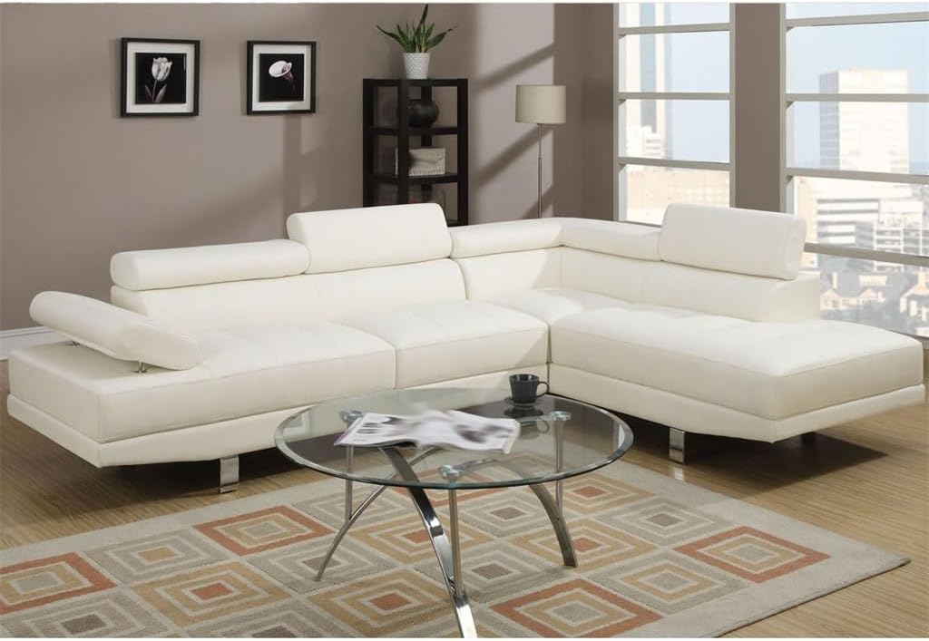 Step-by-step guide for using the best white black faux leather sectional, from placement to adjusting headrests
