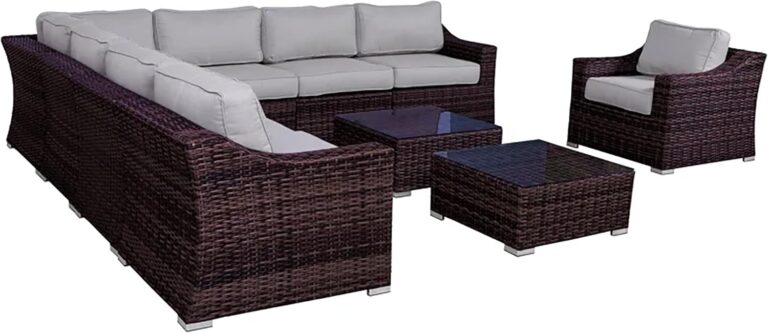 Image 1 of best wicker 7 person seating group