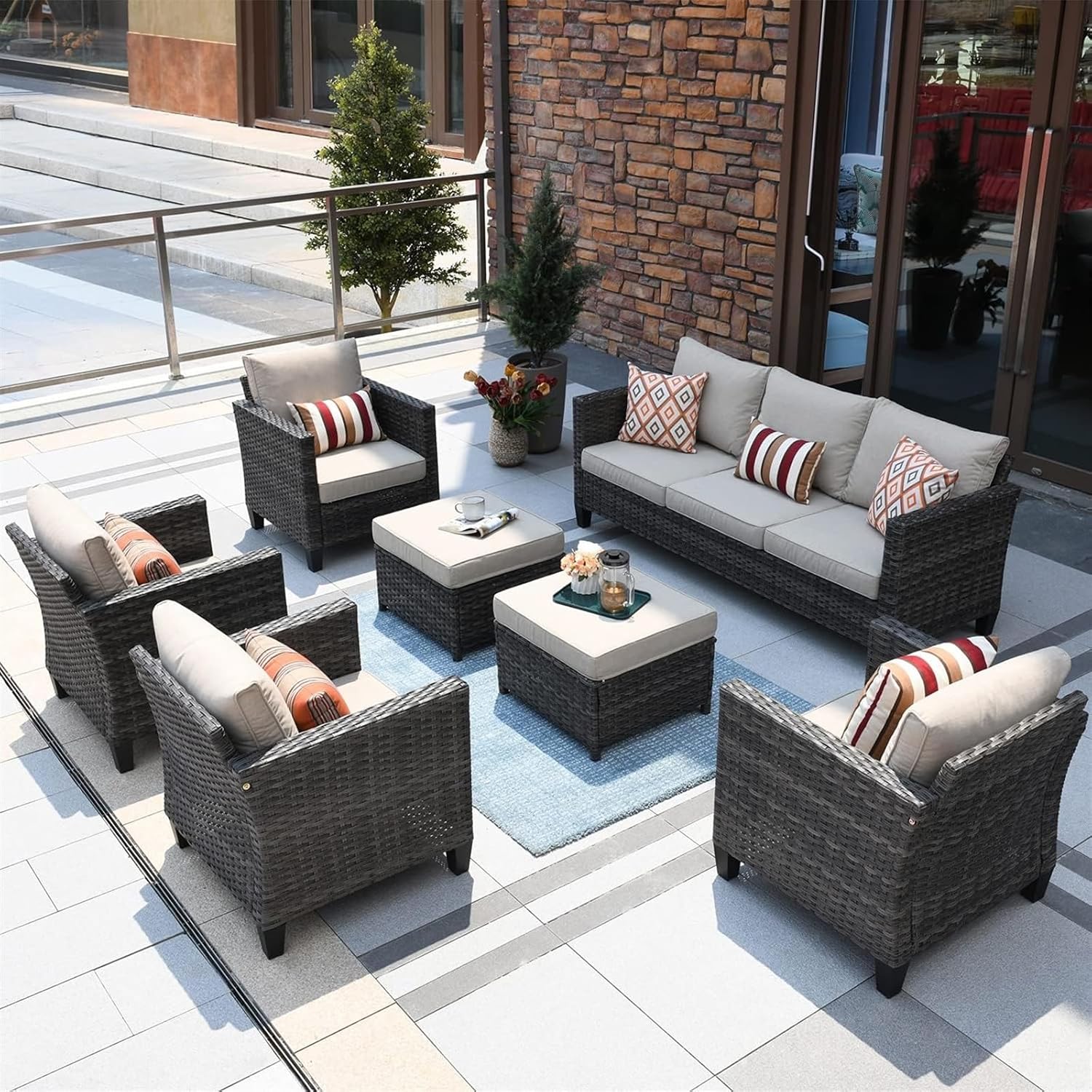 best wicker patio furniture set,should I buy wicker patio furniture,wicker patio furniture pros cons,boho outdoor furniture set,best outdoor sectional sofa,wicker furniture vs rattan performance testing and real-world results