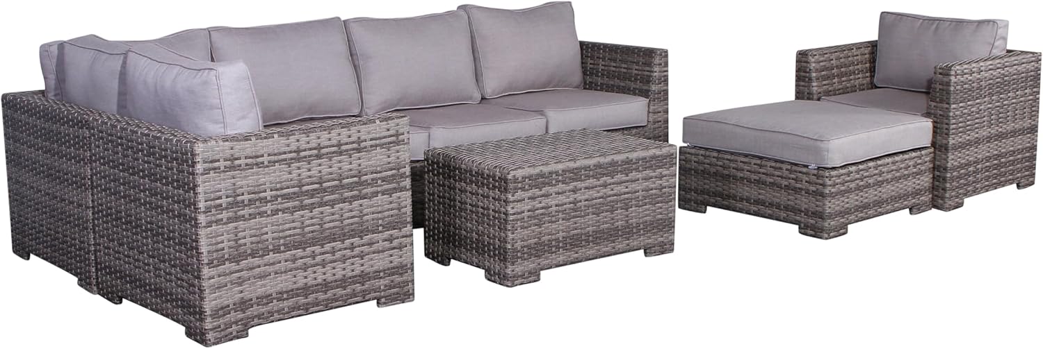 best wicker sectional seating group,buy wicker sectional sets,wicker sectional pros cons,should I buy a wicker sectional,outdoor wicker sectional worth it,assembled wicker sectional sofa unboxing and complete package contents