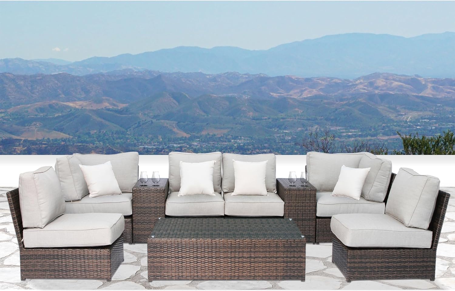 best wicker sectional set,should I buy wicker sectional,wicker sectional pros cons,weather resistant wicker sectional,patio sectional worth buying,best outdoor wicker seating unboxing and complete package contents