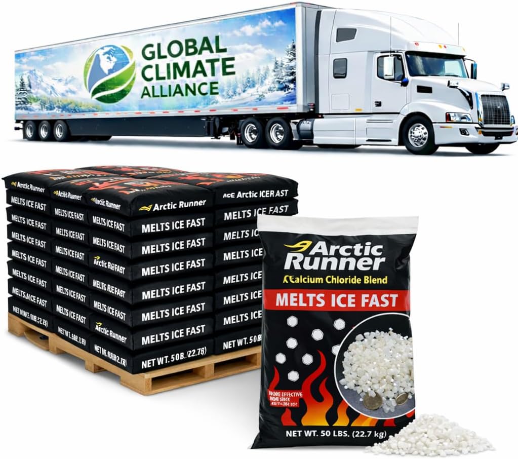 bulk calcium chloride ice melt full truckload,should I buy bulk calcium chloride ice melt,best ice melt for concrete and pets,calcium chloride ice melt pros cons,commercial grade ice melt worth buying,Arctic Runner ice melt honest - detailed features and technical specifications