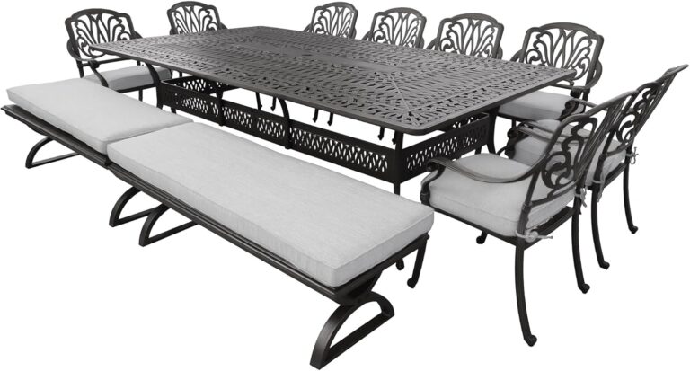 Image 1 of buy 10 person aluminum dining set