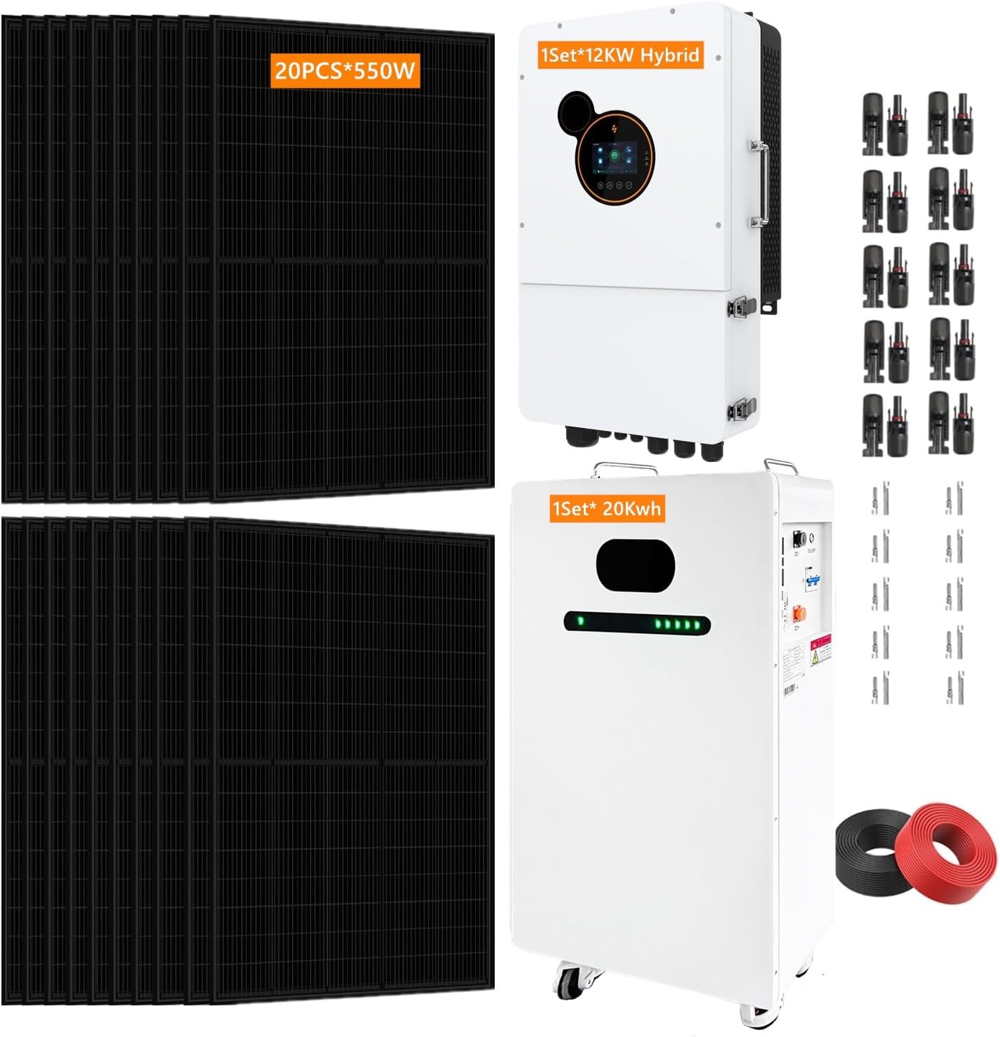 buy 20kwh hybrid solar power system,20kwh solar system pros cons,should i buy 20kwh hybrid solar,best 20kwh solar kit,20kwh solar system vs grid tie,20kwh lifepo4 battery worth buying - detailed features and technical specifications