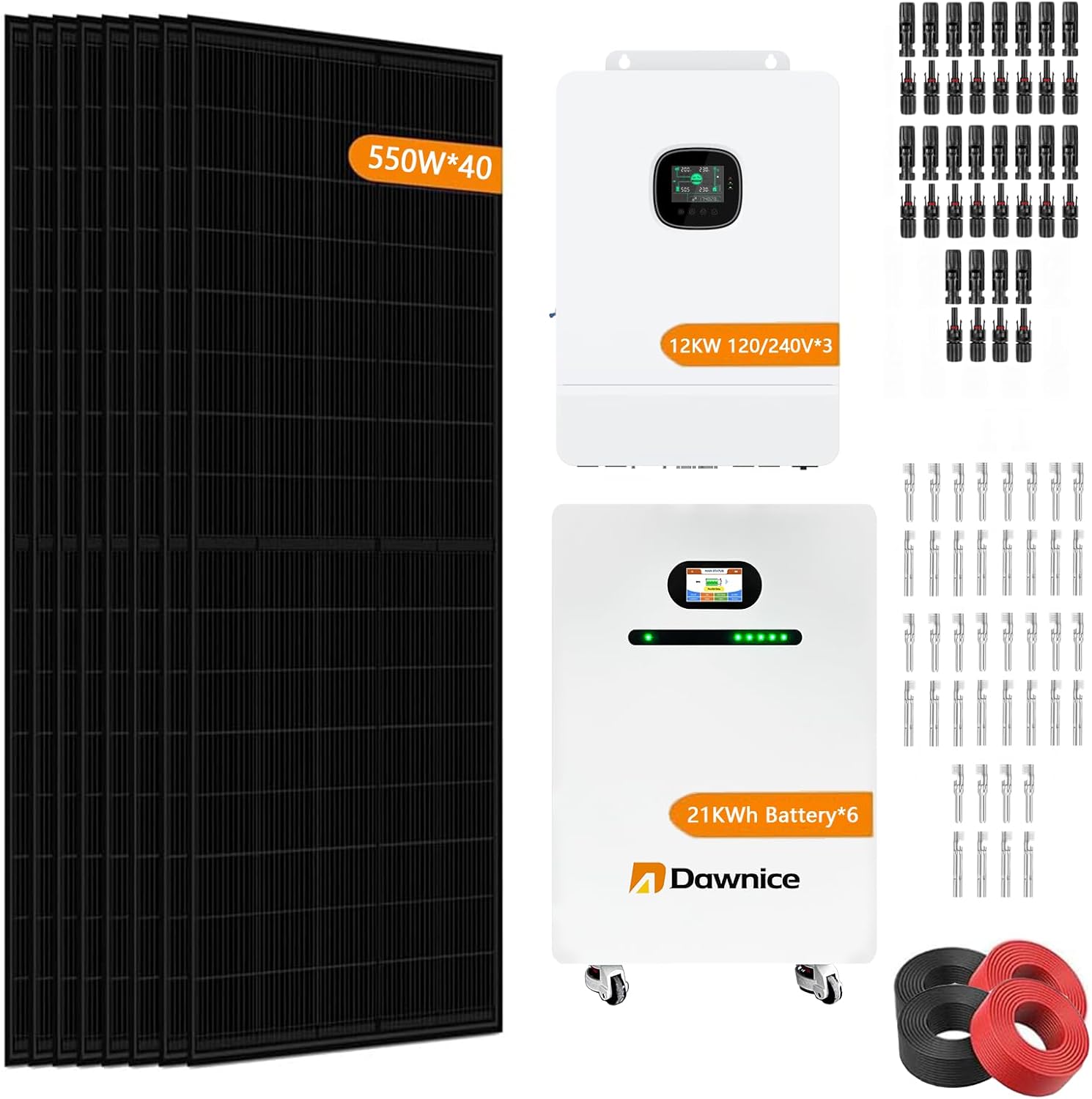buy 22kw off-grid solar system,22kw solar system worth buying,best off-grid solar power kit,22kw solar system pros cons,Dawnice 22kw solar system honest,22kw solar system vs alternatives - detailed features and technical specifications